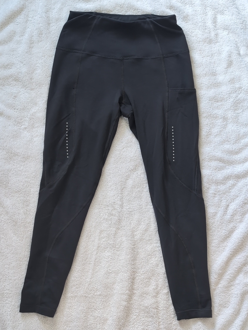 SWEATY BETTY Black Athletic Leggings with Side Pockets